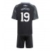 Maillot de foot Aston Villa Jadon Sancho #19 Extérieur vêtements enfant 2025-26 Manches Courtes (+ pantalon court)